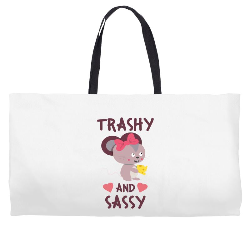 trashy and sassy Weekender Totes