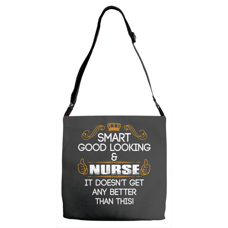 Smart Good Looking Nurse Doesnt Get Better Than This Adjustable Strap Totes