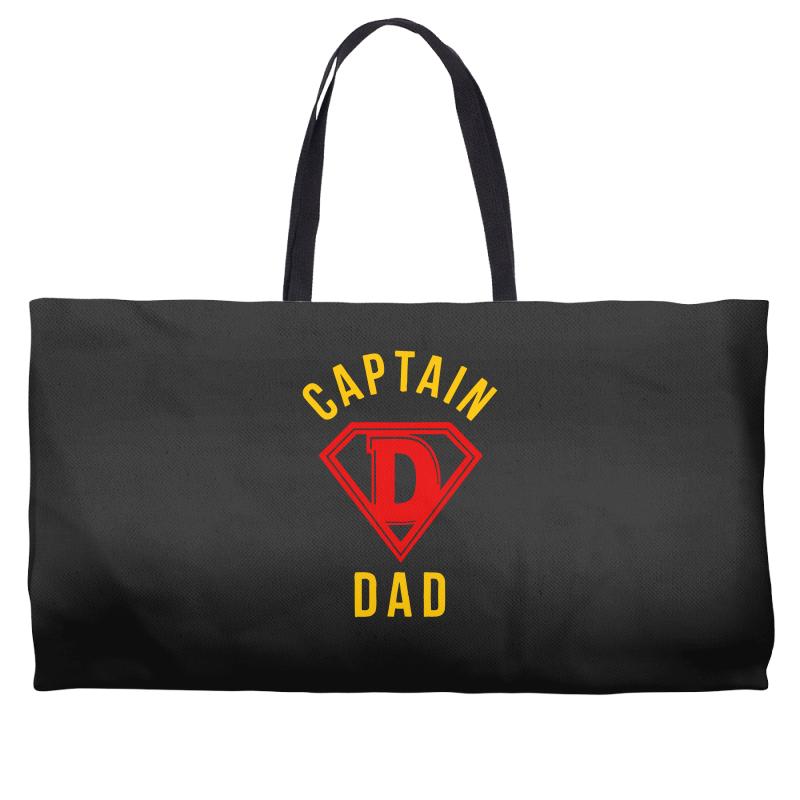 captain dad hero Weekender Totes