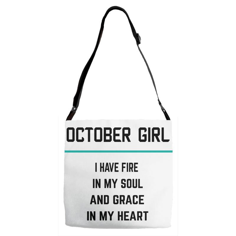 October Girl Adjustable Strap Totes