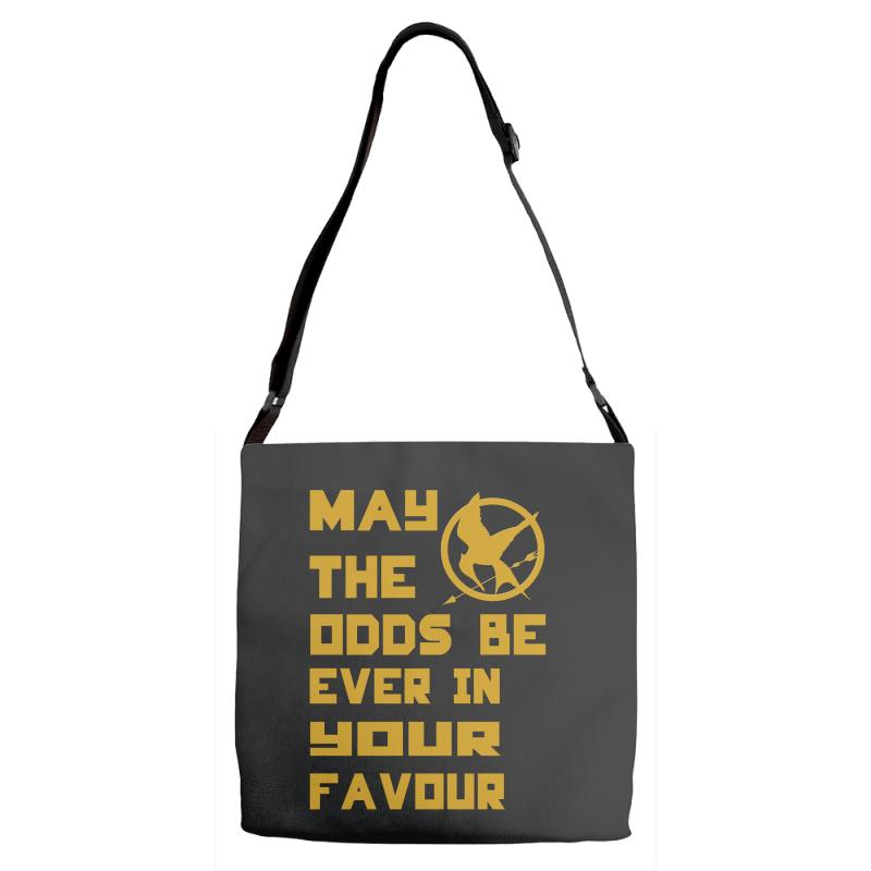 MAY THE ODDS BE EVER IN YOUR FAVOUR Adjustable Strap Totes