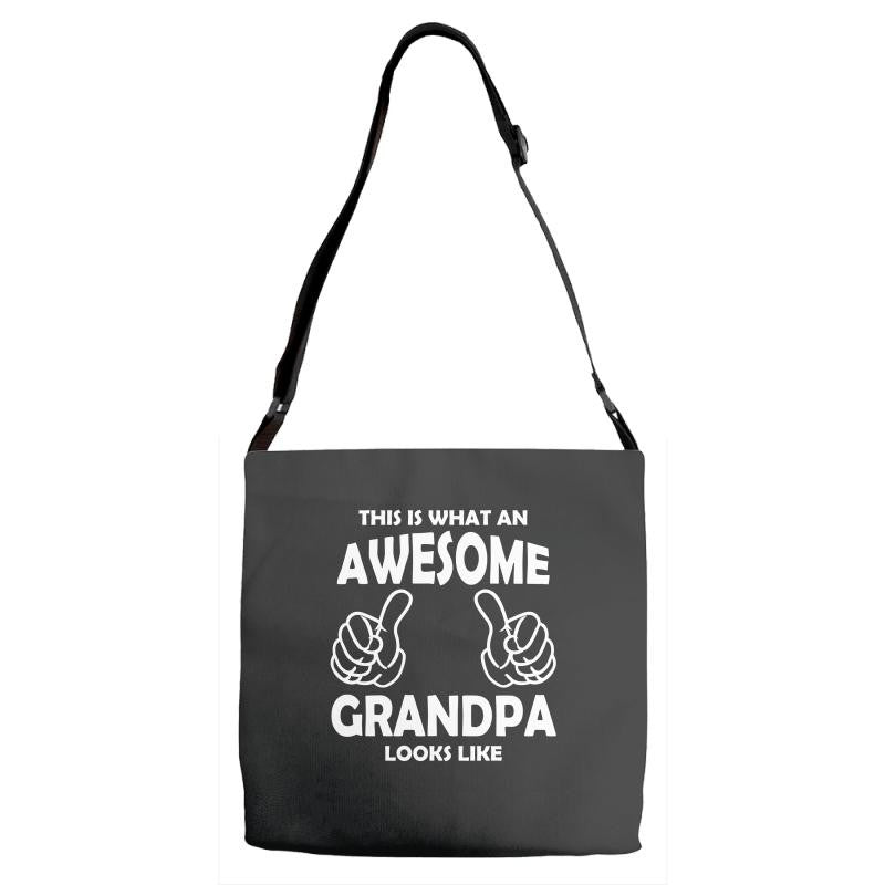 Awesome Grandpa Looks Like Adjustable Strap Totes