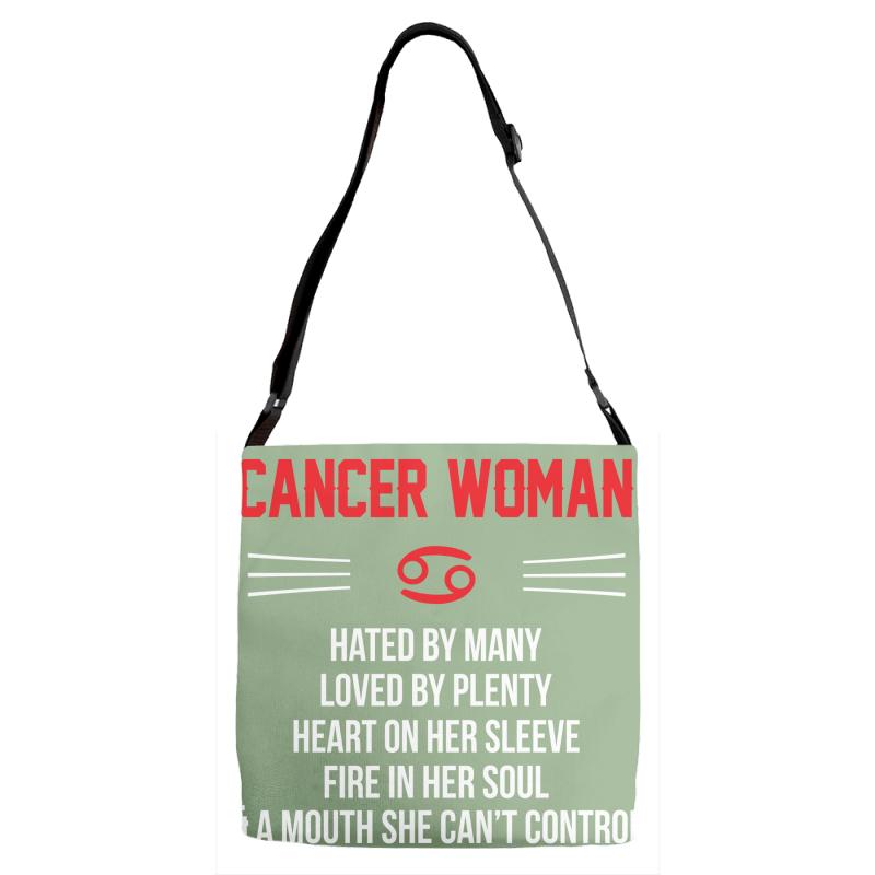 Cancer Woman Adjustable Strap Totes