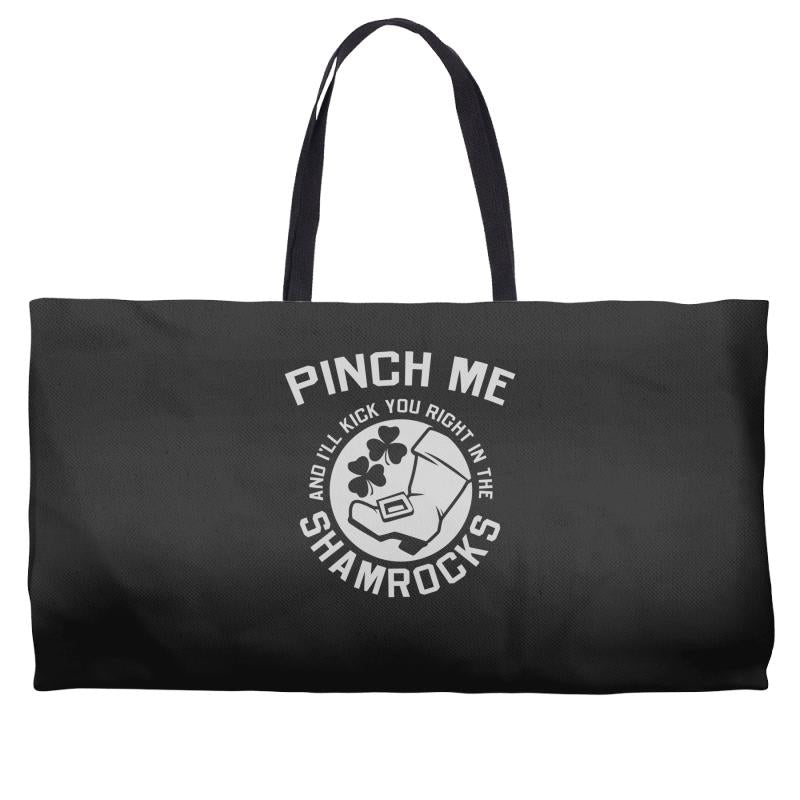 pinch me shamrocks Weekender Totes