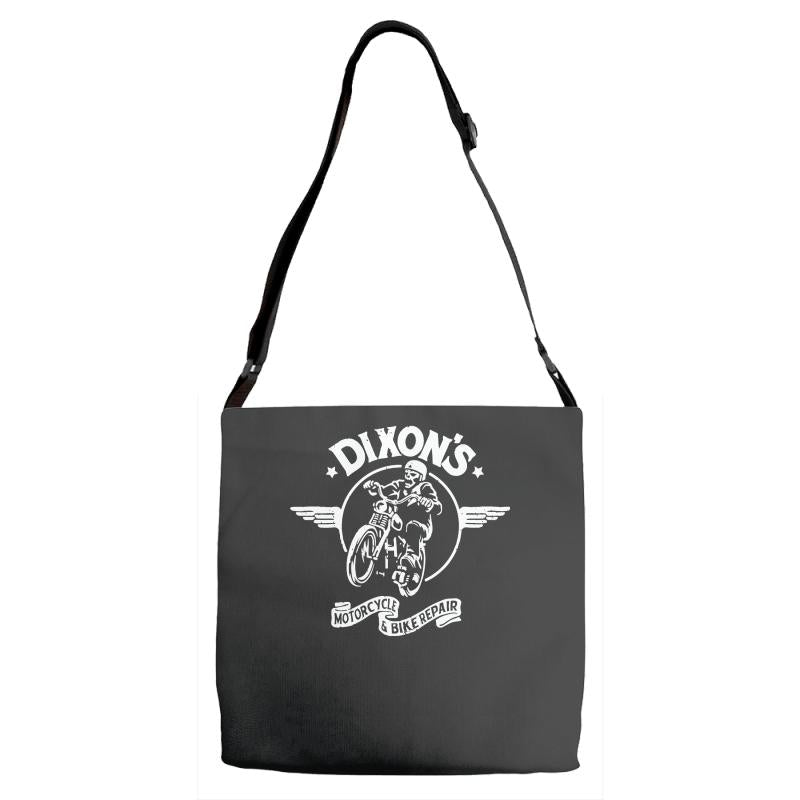 dixon's motorcycle &amp; bike repair Adjustable Strap Totes