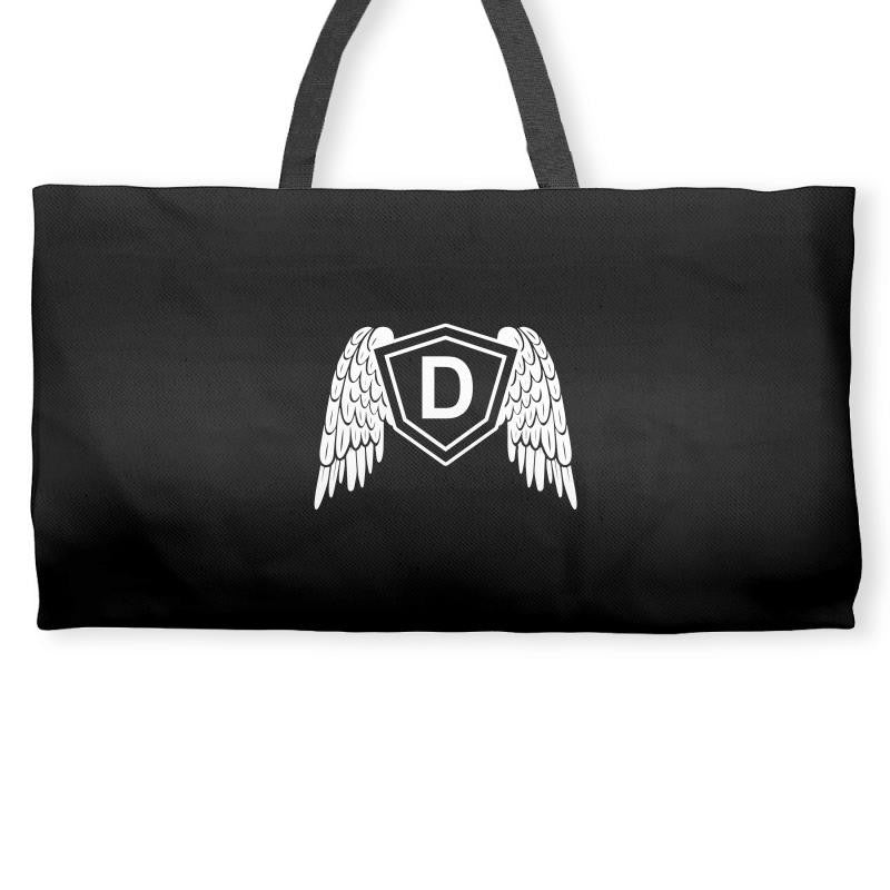 letter d with wings Weekender Totes