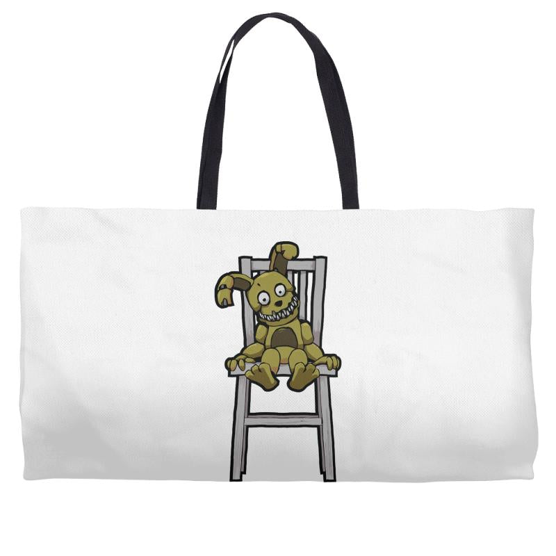 plush bunny Weekender Totes