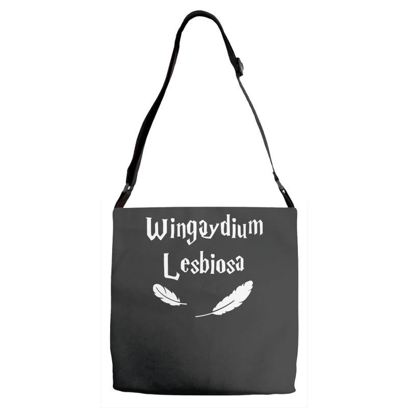 wingaydium lesbiosa Adjustable Strap Totes