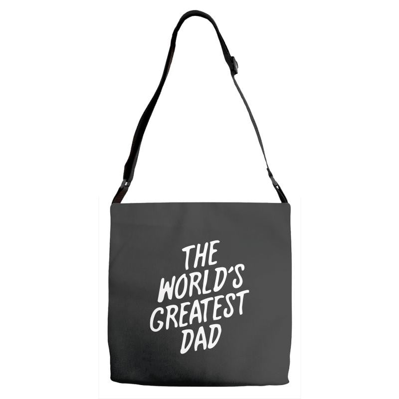 World's Greatest Dad Adjustable Strap Totes