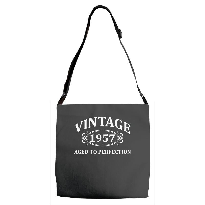 Vintage 1957 Aged to Perfection Adjustable Strap Totes