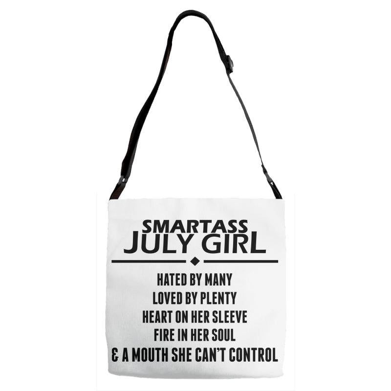 Smartass July Girl Adjustable Strap Totes