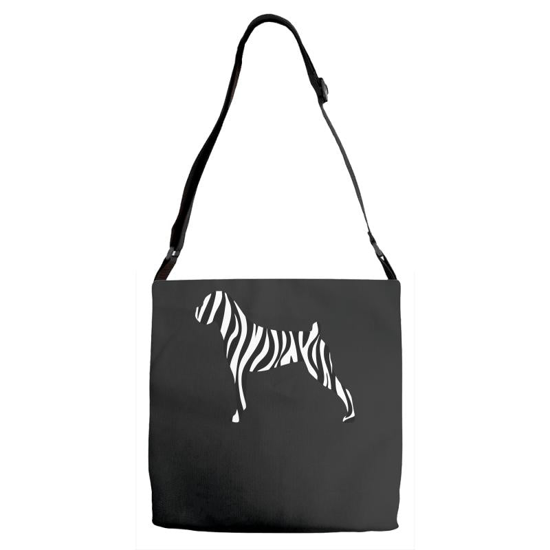 zebra pattern Adjustable Strap Totes