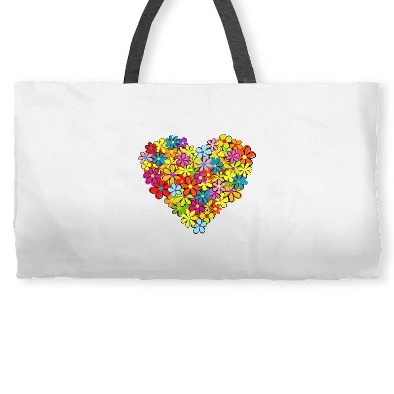 color flower Weekender Totes