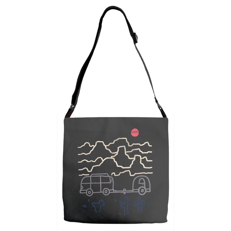 van desert Adjustable Strap Totes