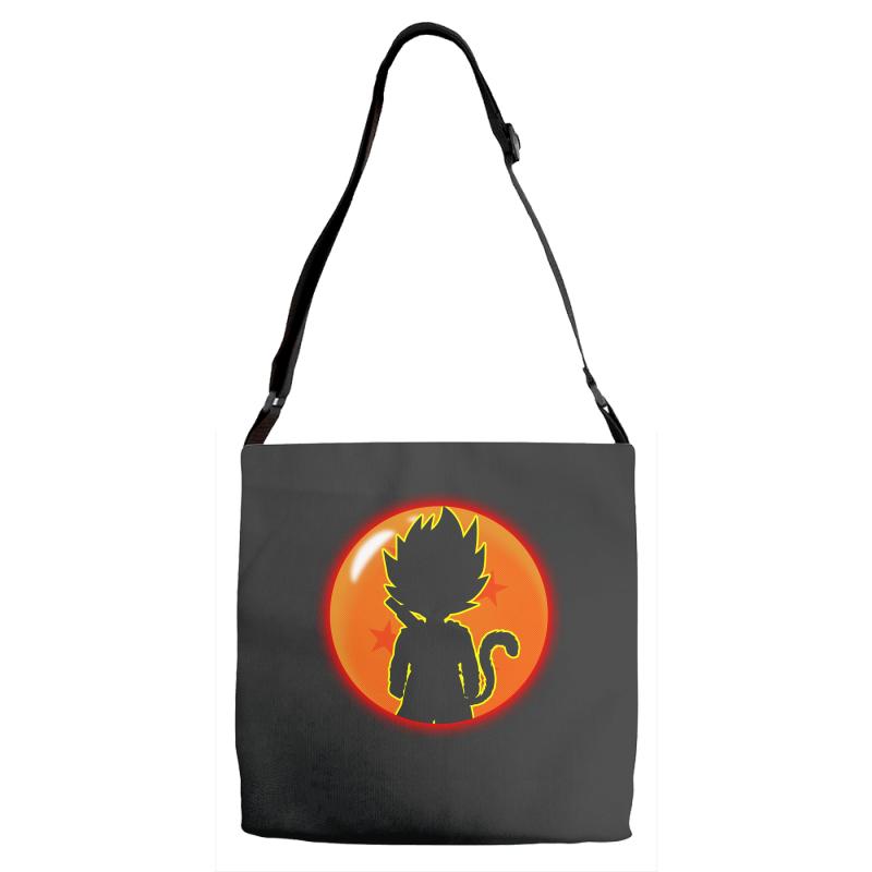 Kid Goku Saiyan With Dragon Ball 4 Star Adjustable Strap Totes