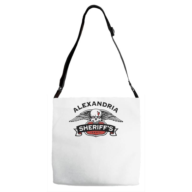 alexandria sheriff's department Adjustable Strap Totes