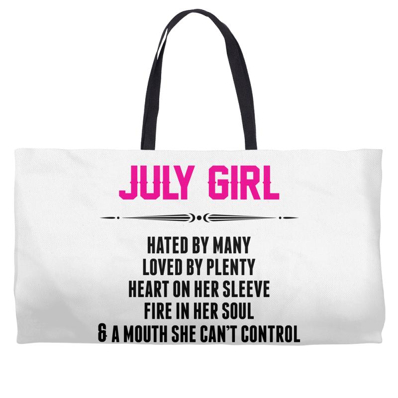 July Girl Hated By Many Weekender Totes