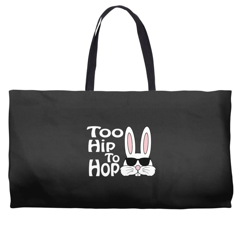 too hip to hop   bunny easter Weekender Totes