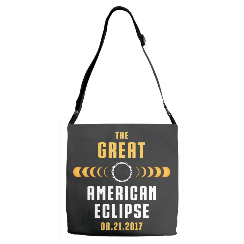 Great American Solar Eclipse 2017 Adjustable Strap Totes
