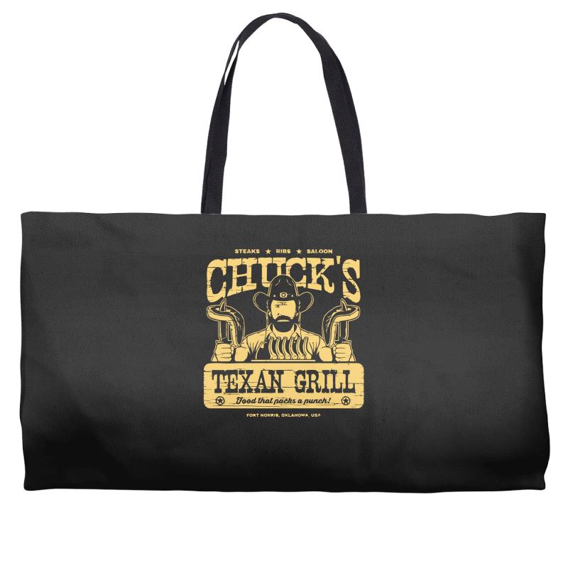 chuck's texan grill Weekender Totes