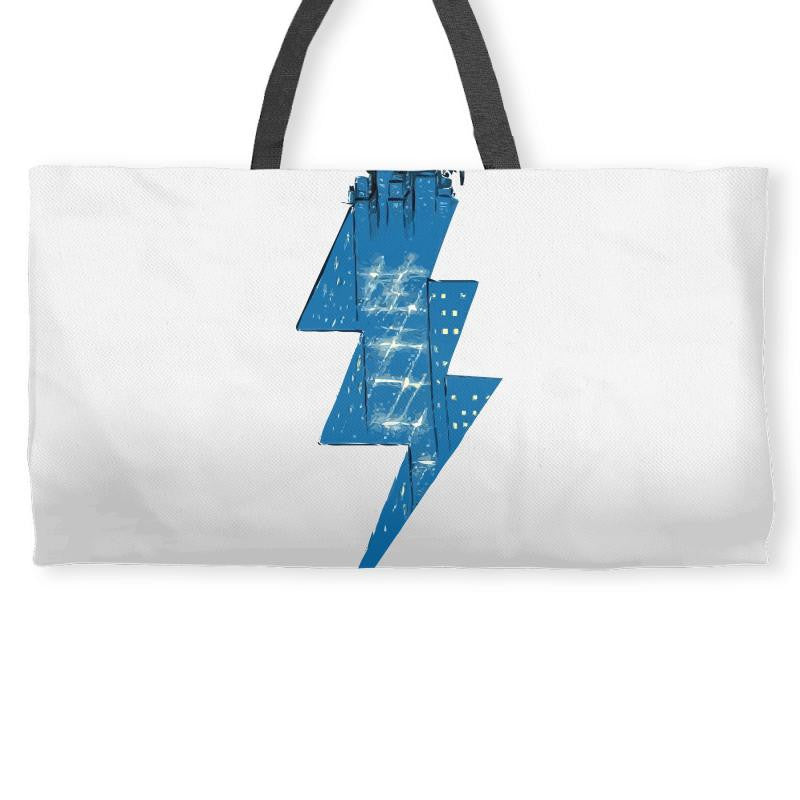 nigth city Weekender Totes