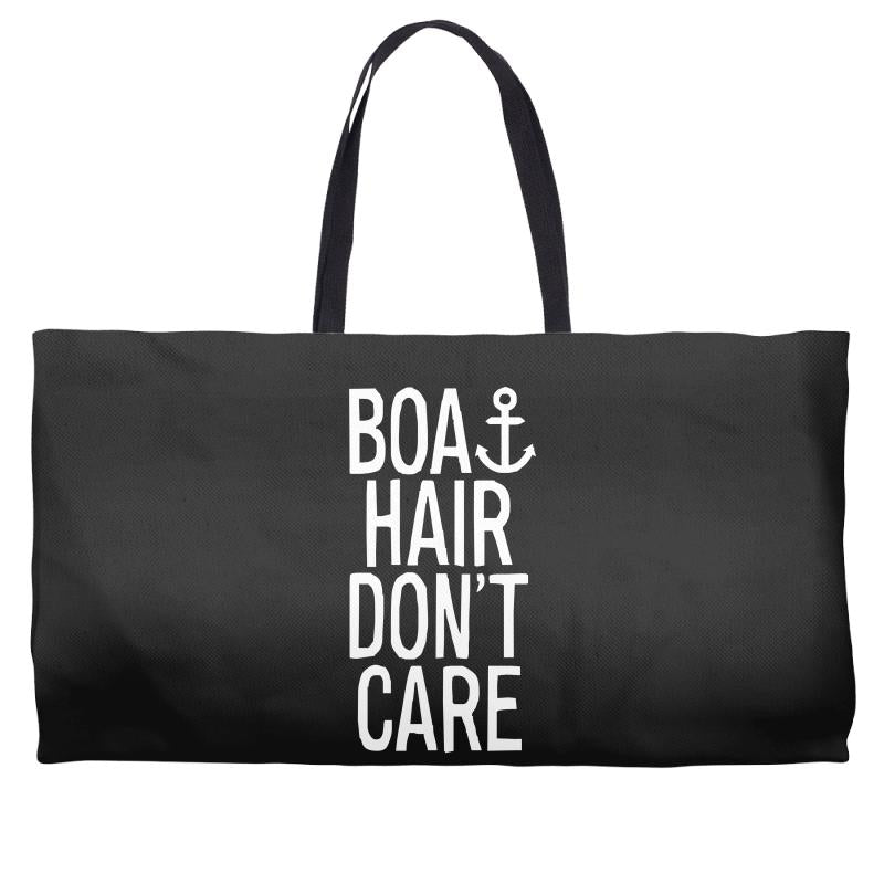 boat hair don't care Weekender Totes