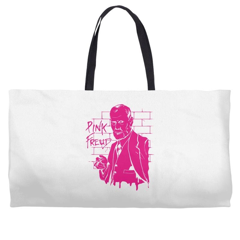 pink freud Weekender Totes