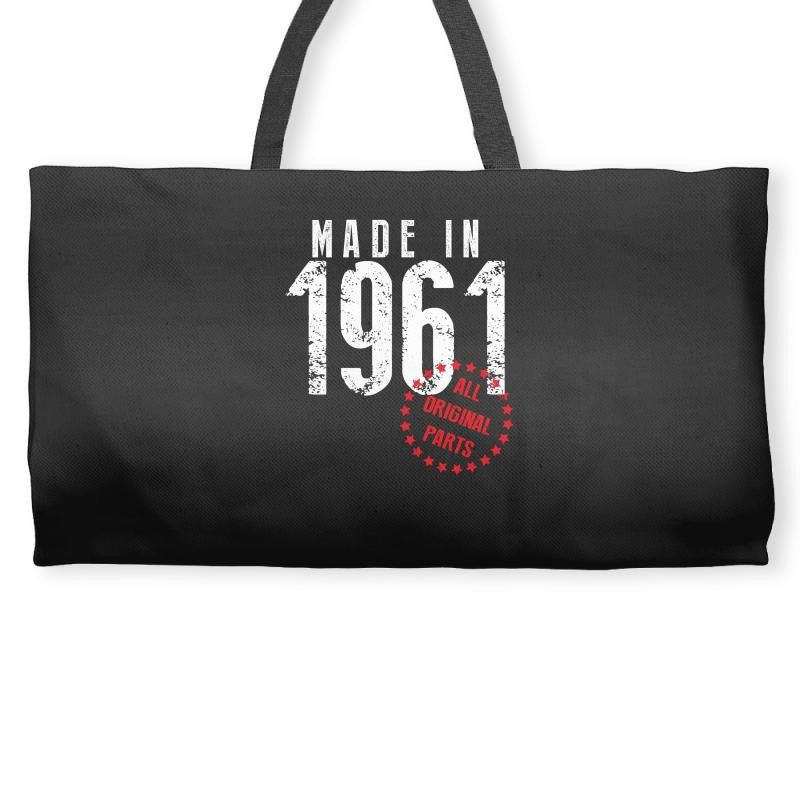 Made In 1961 All Original Parts Weekender Totes