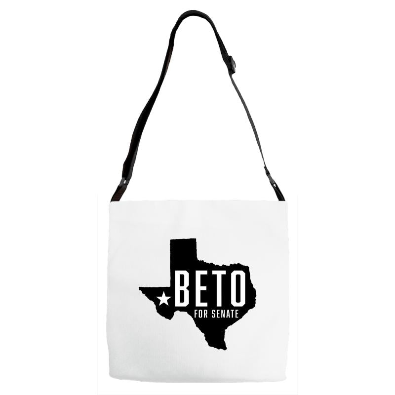 Beto For Senate Texas Map Adjustable Strap Totes