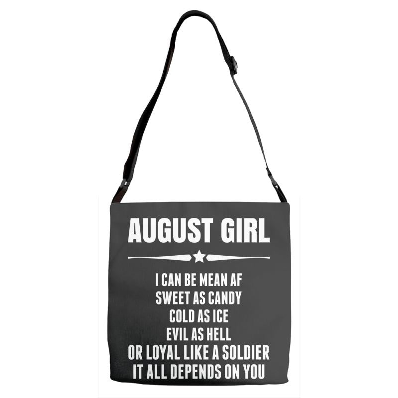 Super August Girl Adjustable Strap Totes