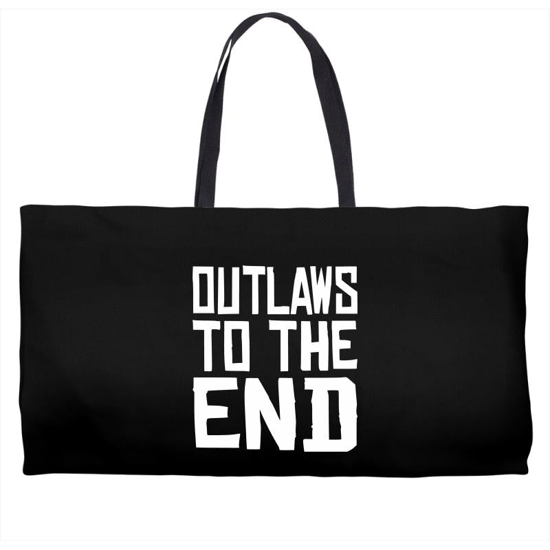 outlaws to the end 4 Weekender Totes