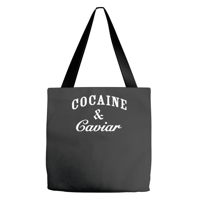 cocaine and caviar   mens hoodie cocain Tote Bags