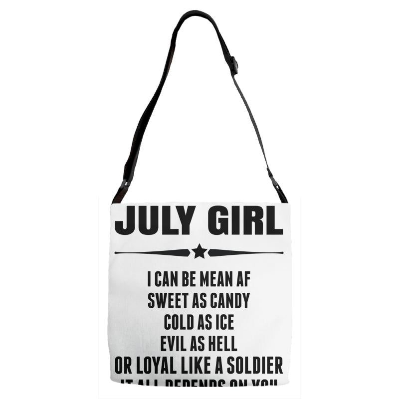 Super July Girl Adjustable Strap Totes