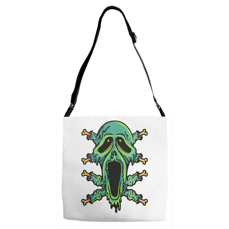 zombie smile Adjustable Strap Totes