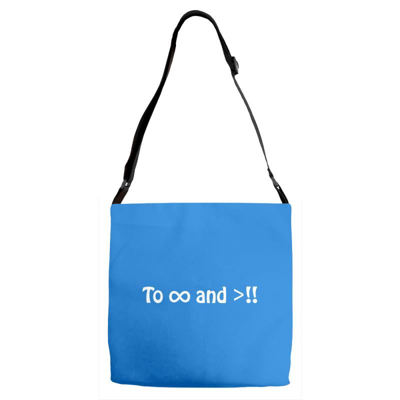 To Infinity And Beyond Adjustable Strap Totes