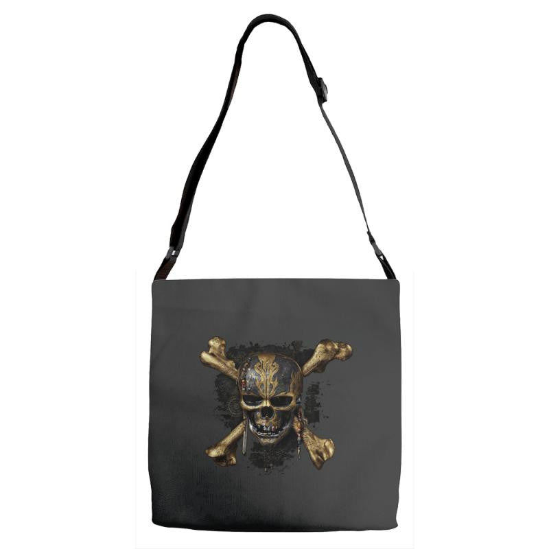 pirates of the caribbean dead men tell no tales Adjustable Strap Totes