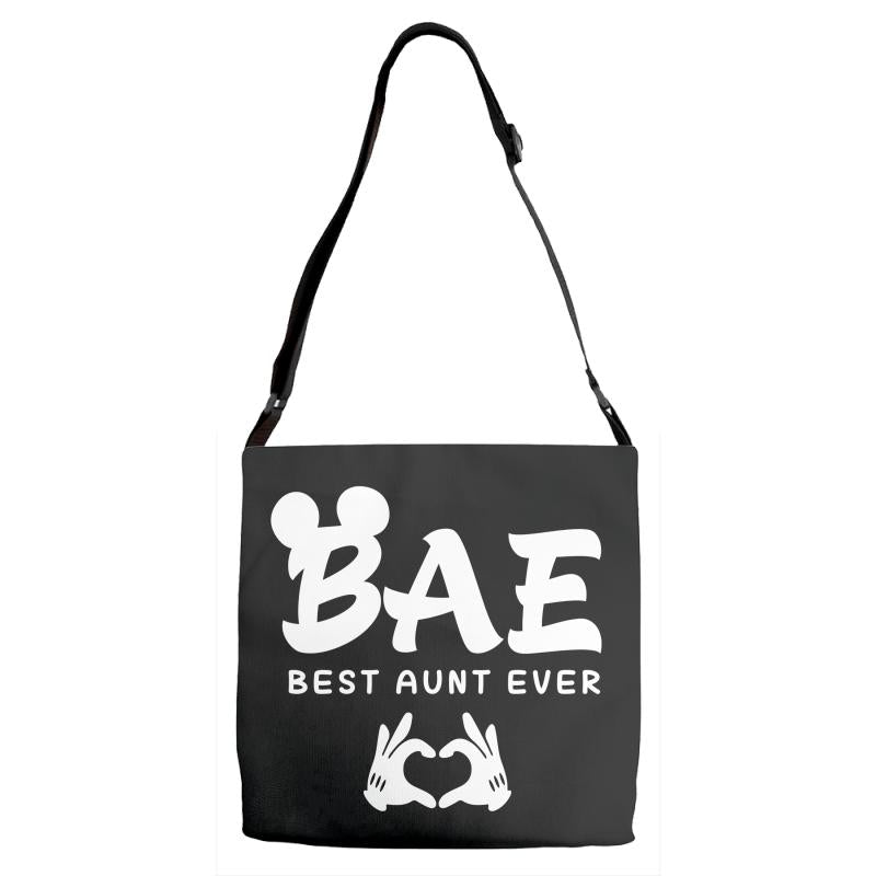 Bae Best Auntie Ever Adjustable Strap Totes