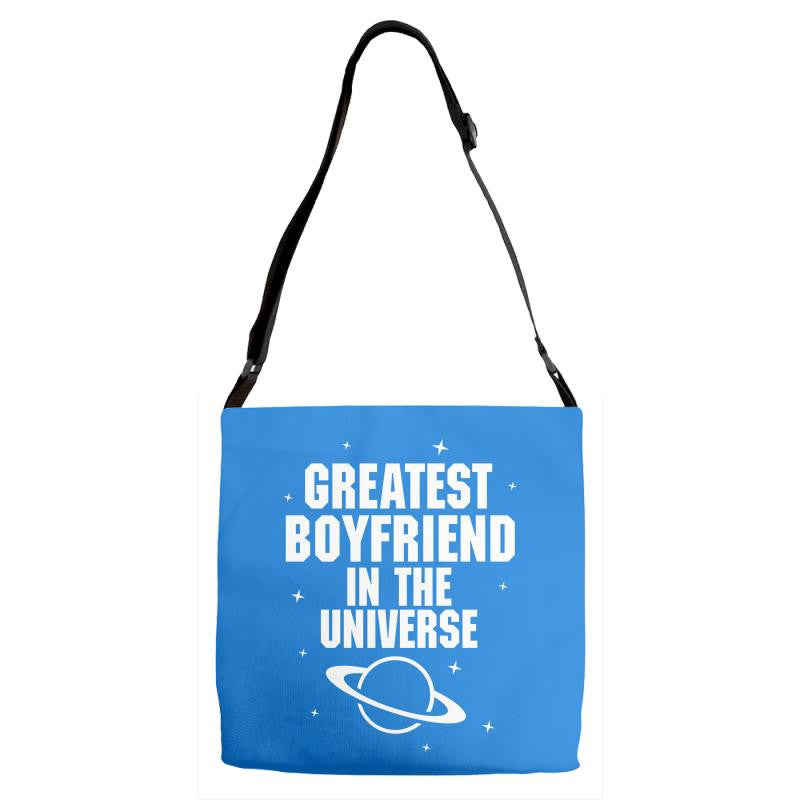 Greatest Boyfriend In The Universe Adjustable Strap Totes