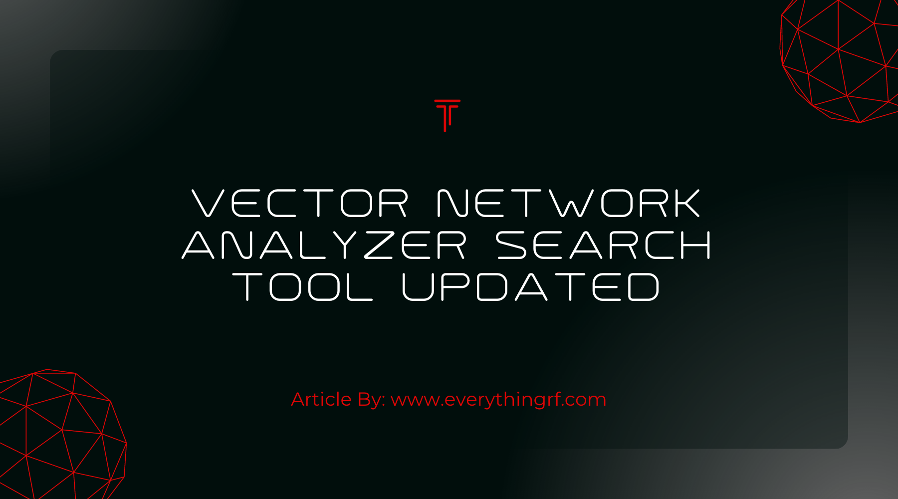 vna vector network analyzer