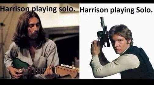 harrison playing solo