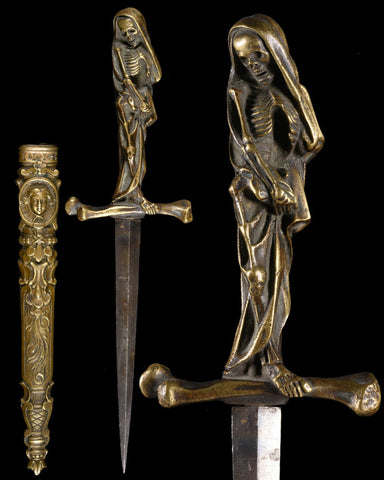 occult romantic ritual dagger figure of death ODDITIES