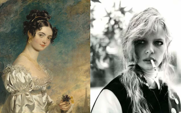 comparing unhealthy beauty ideals from 1800s and 1990s