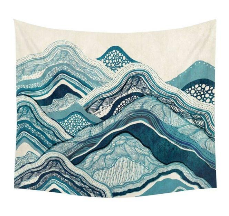 Fantastic Scenery Art Indian Hippie Hanging Wall Tapestry