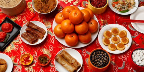 Chinese new year spread
