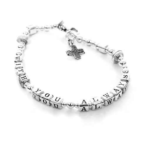 With You Always Memorial Sympathy Gift Bracelet
