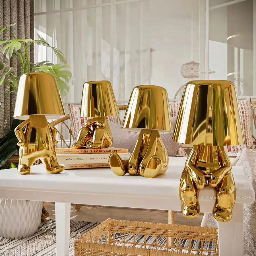 Kennis maken bezig moederlijk Thinker Friends™ Lamp | Gold Collection – Desires of Design™