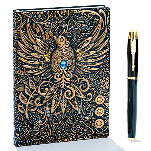 Antique Handmade Embossed Leather Journal