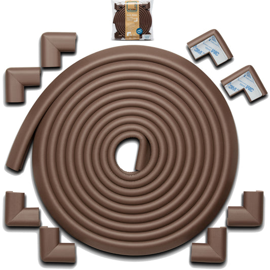 KidCo 10 Foot Foam Edge Protector, Brown 