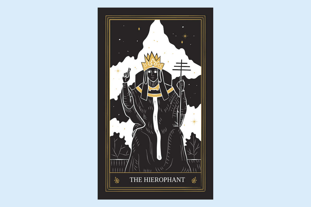 the Hierophant Upright