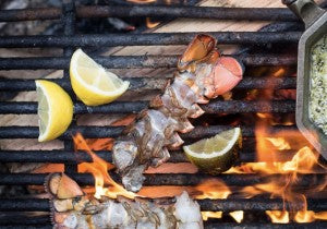 Grilled Campfire Lobster Tails
